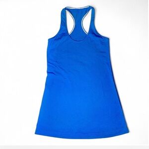 Blue Racerback Tank Top